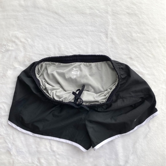 Nike Dri-Fit Running Shorts in Black and White - Picture 8 of 13